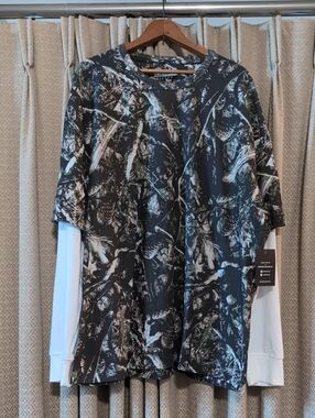 NWT Men's Size XL Brooklyn Cloth Long Sleeve Camo T-shirt